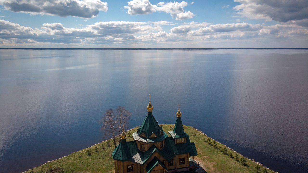 Рыбинское водохранилище берега