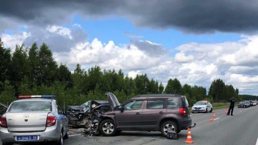 Последствия ДТП на трассе А-114