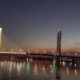 Подсветка на мосту зажглась не полностью