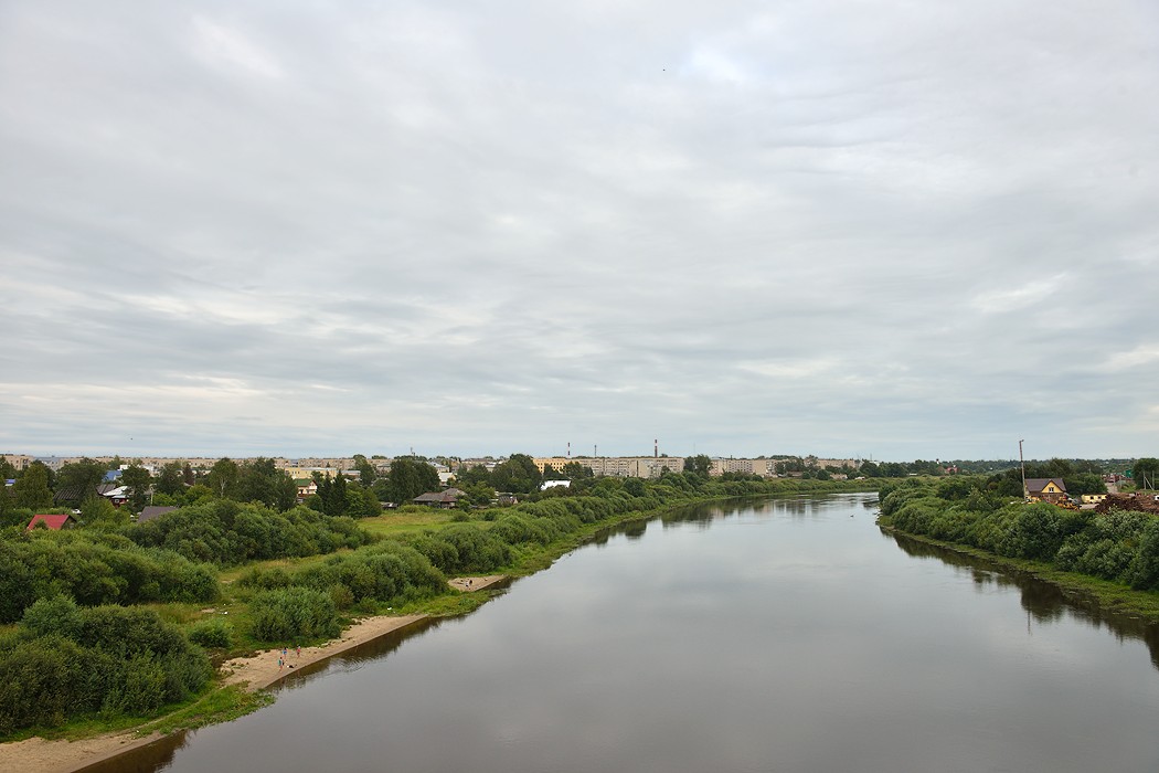 Река Сухона в Соколе