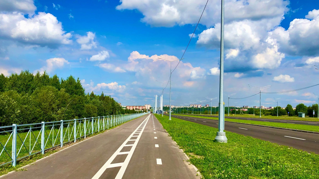 Велодорожка в Череповце Велодорожка в Череповце