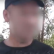 Обвиняемый на следственном эксперименте