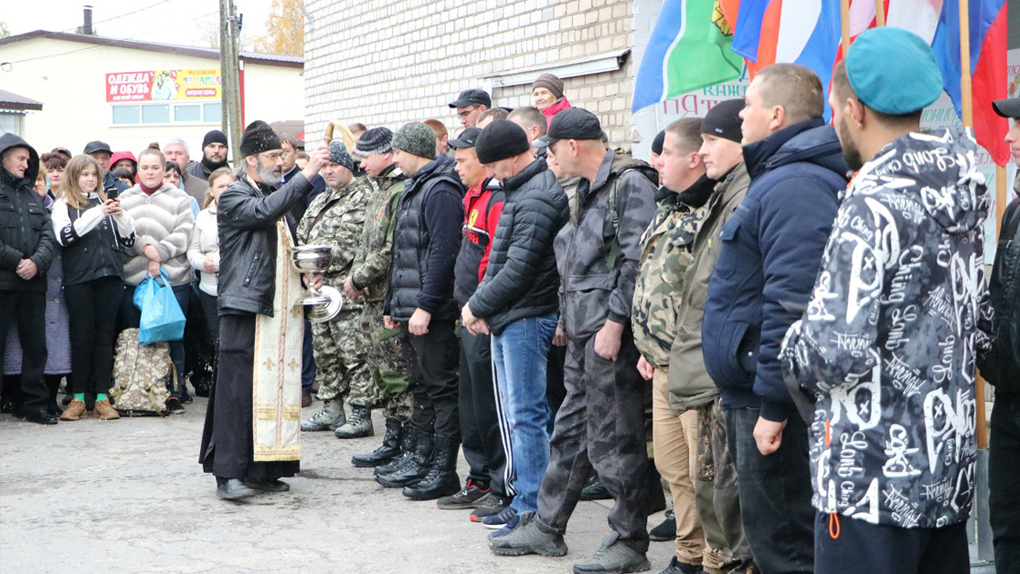 Отправка мобилизованных из Верховажского района Отправка мобилизованных из Верховажского района