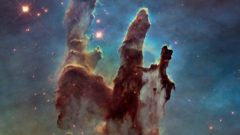 Столпы творения туманности Орла, галактика Млечный путь, 7000 с.л.