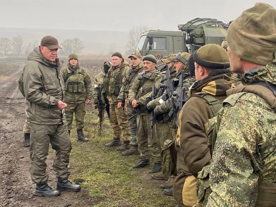 Олег Кувшинников в зоне СВО.