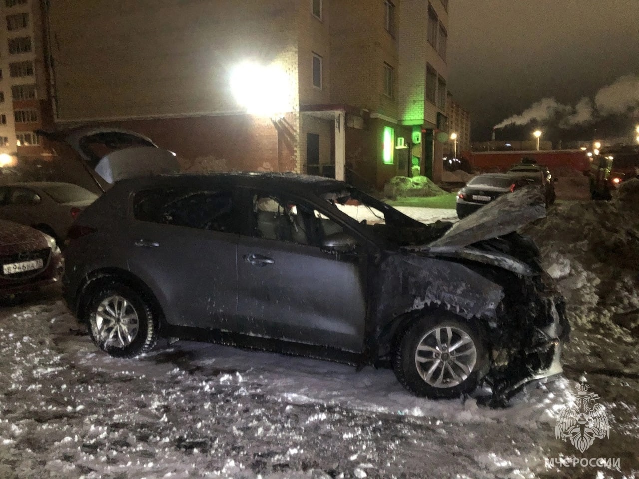 КИА после пожара КИА после пожара