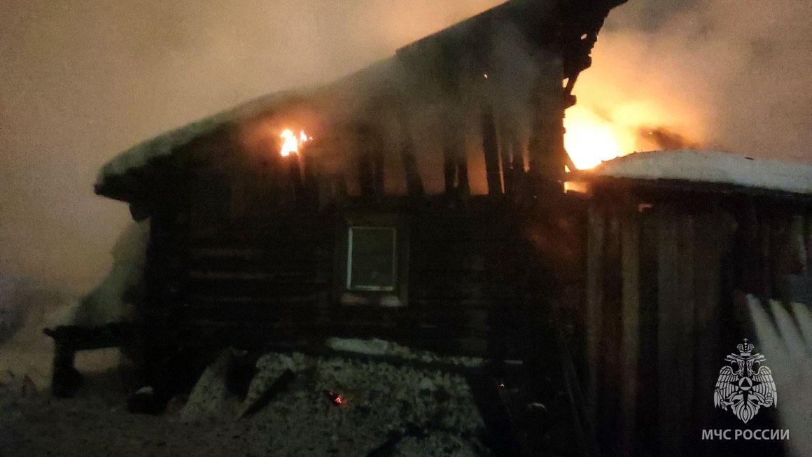 Пожар в Бабаево.