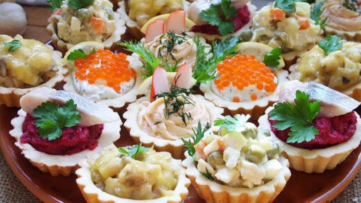 тарталетки с начинкой