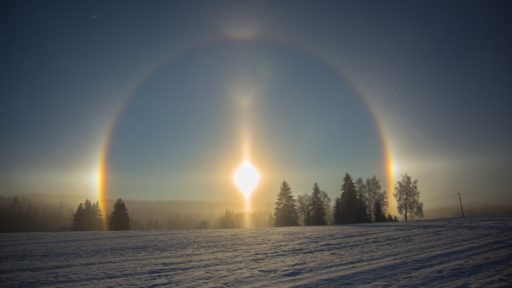 зима солнце