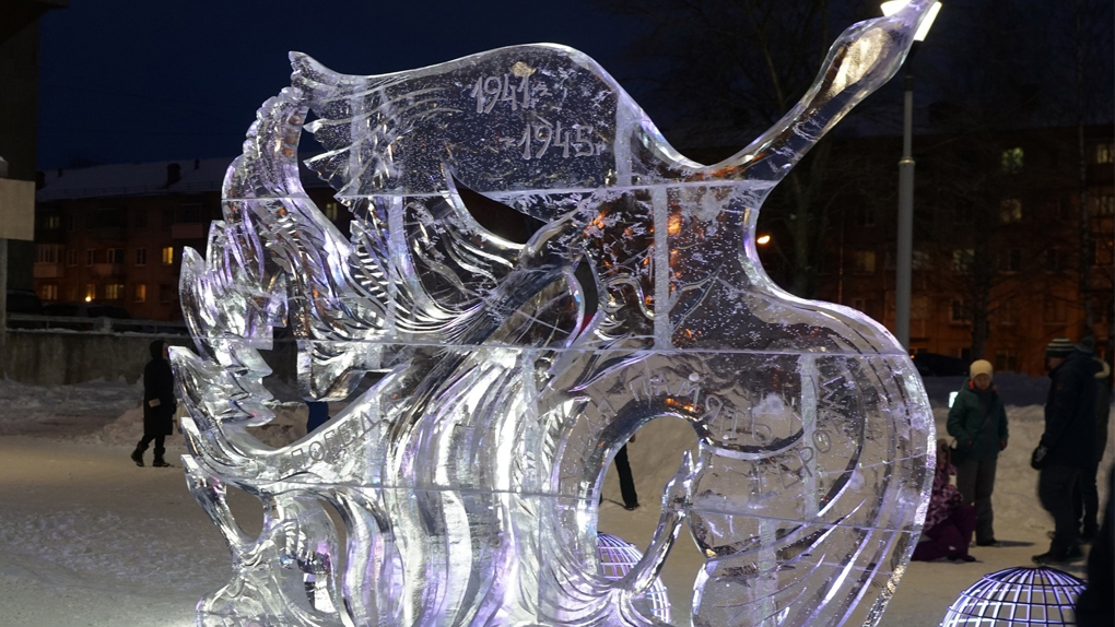 Фестиваль ледяных скульптур в Череповце