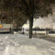 Утечка на улице Леднева у парка