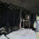 Следователь на месте пожара