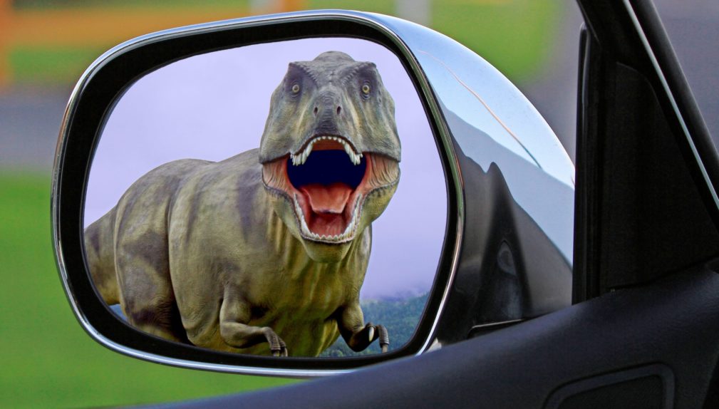 зеркало динозавр