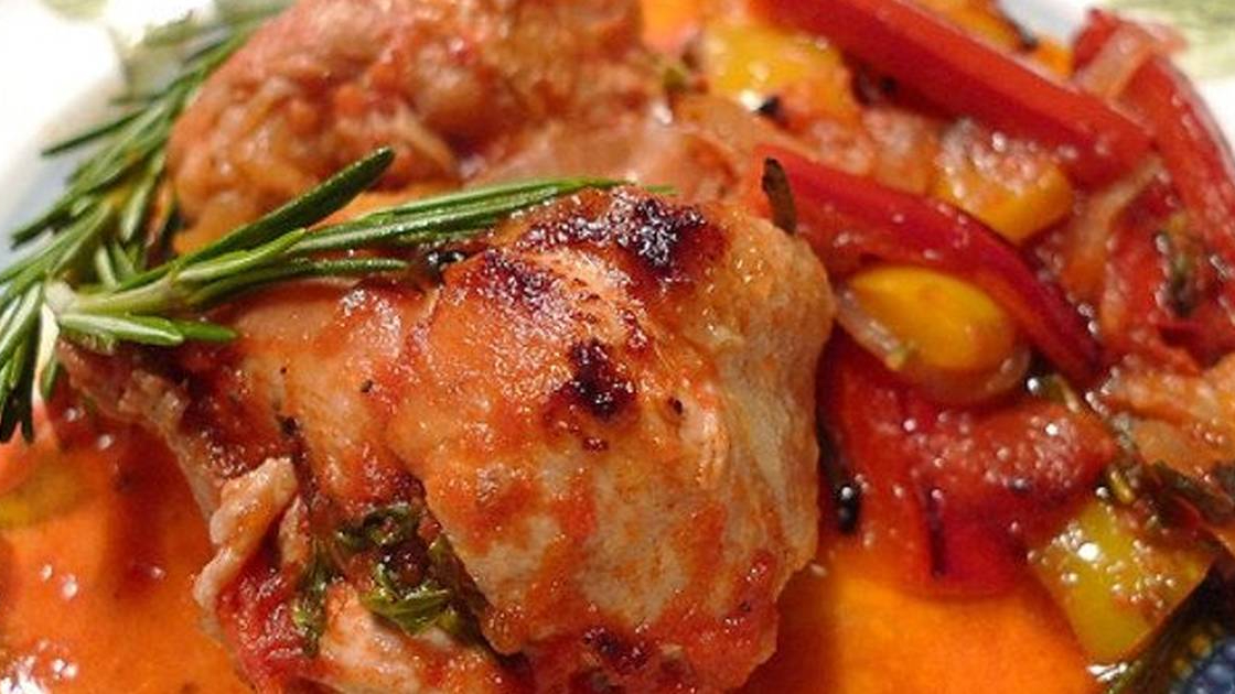 куриные бедра в лечо (1)