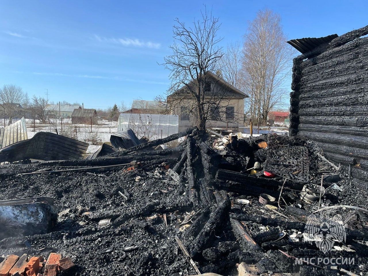 После пожара в Абаканово После пожара в Абаканово