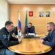 Роман Маслов с бывшим и нынешним замами