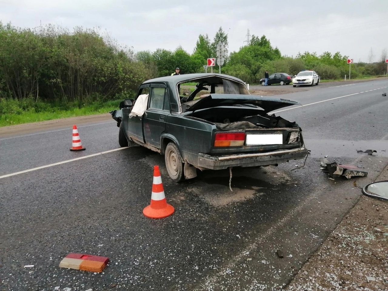 ВАЗ после аварии ВАЗ после аварии