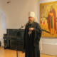 МИТРОПОЛИТ ВОЛОГОДСКИЙ И КИРИЛЛОВСКИЙ САВВА НА ОТКРЫТИИ ВЫСТАВКИ. ФОТО: ПРЕСС-СЛУЖБА ВОЛОГОДСКОГО ГОСУДАРСТВЕННОГО МУЗЕЯ-ЗАПОВЕДНИКА