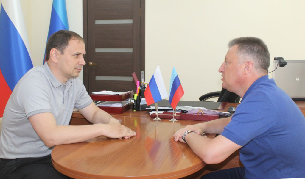 Евгений Богомазов в Алчевске...