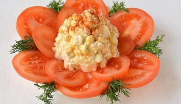 Салат"Африканская роза"