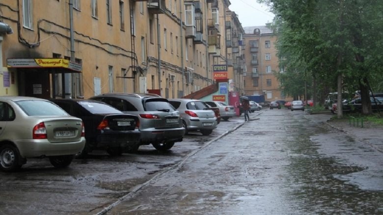 Дождь в Череповце Дождь в Череповце