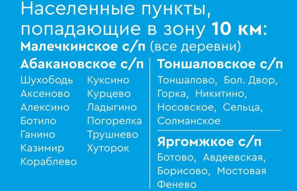 Список деревень, где уничтожат птицу