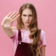 woman-protest-against-testing-products-animals-seriouslooking-confident-young-girl-with-long-wavy