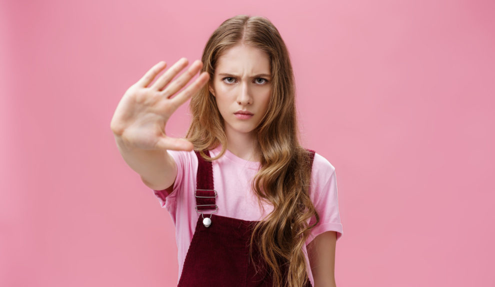 woman-protest-against-testing-products-animals-seriouslooking-confident-young-girl-with-long-wavy