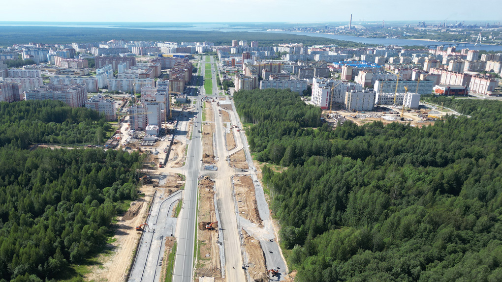 Шекснинский проспект в Череповце