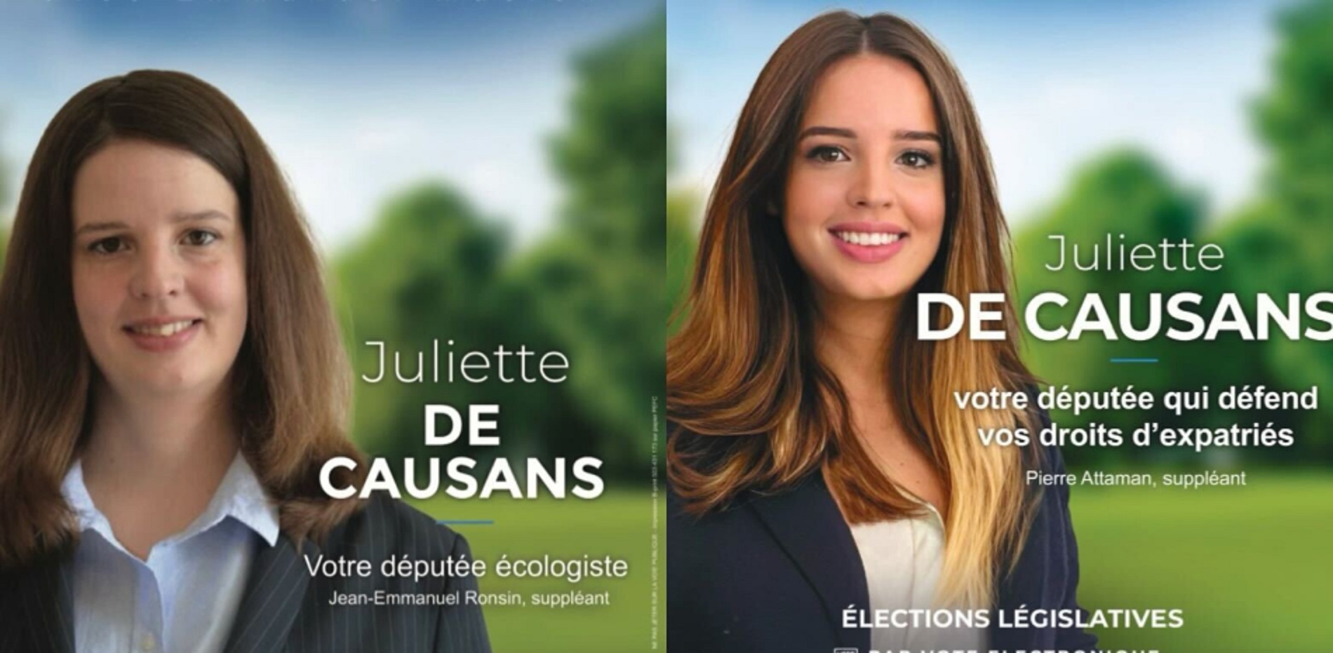 Los polémicos carteles de Juliette de Causans Los polémicos carteles de Juliette de Causans