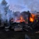 Пожар в деревне Вичелово