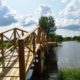 Пешеходный мост, построенный за счет Народного бюджета