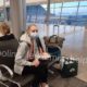Полина Морозова в аэропорту