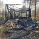 Место пожара в СНТ Аммофос-2
