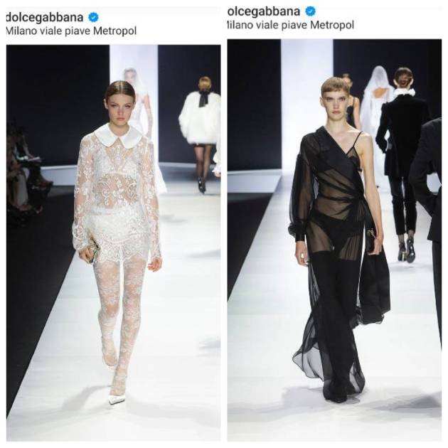 Новая прозрачная коллекция D&G