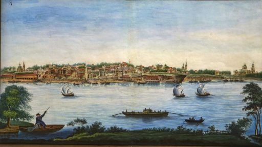 П. Е. Размахнин. Вид Перми. Акварель 1832 года 