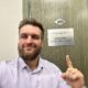 Дмитрий Горбачев у своей бывшей приемной