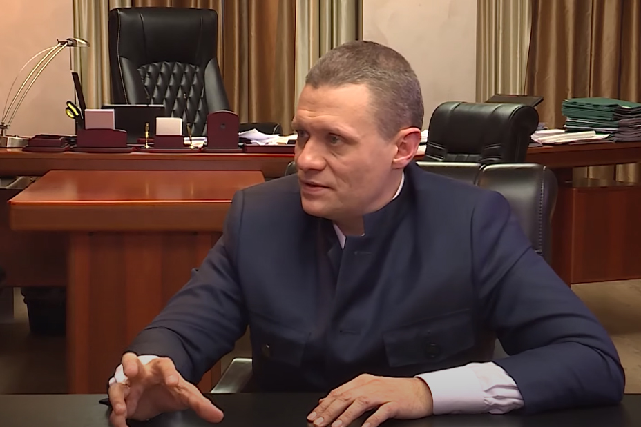 Георгий Филимонов в кабинете губернатора Вологодской области
