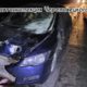 Хонда после ДТП с лосем.
