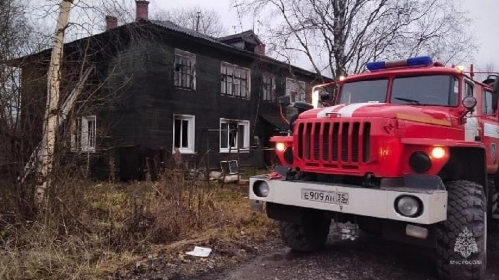 Пожарные на месте Пожарные на месте