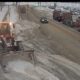 Уборка снега на улице Ленина