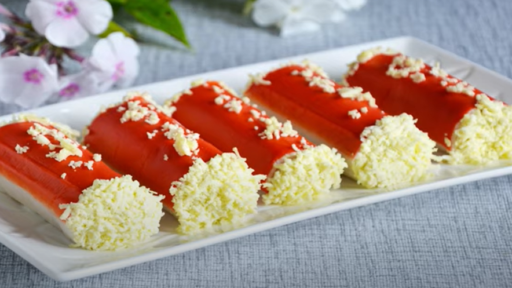 Роллы из крабовых палочек