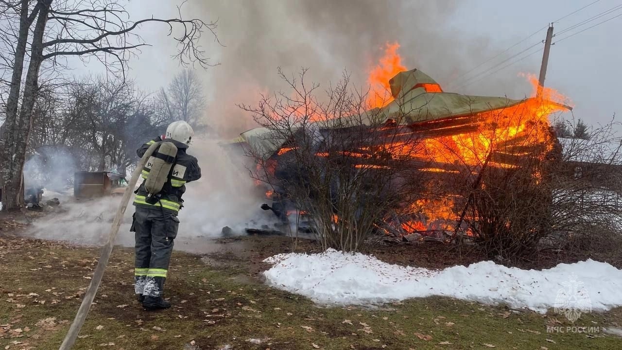 Пожар под Устюжной