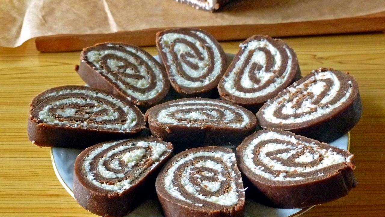 Рулет Брауни шоколадный