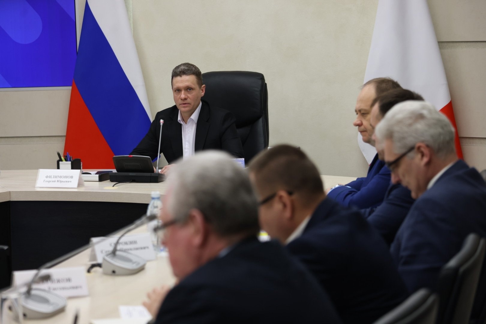 Георгий Филимонов на оперативном совещании Георгий Филимонов на оперативном совещании