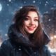 Луна и девушка