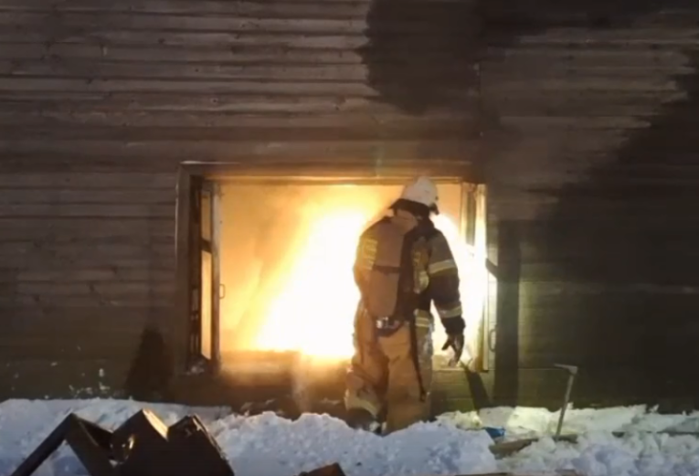 Пожар в Ильинском