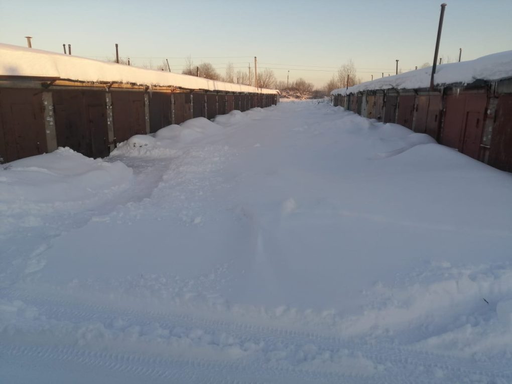 Снега этой зимой значительно больше, чем год назад