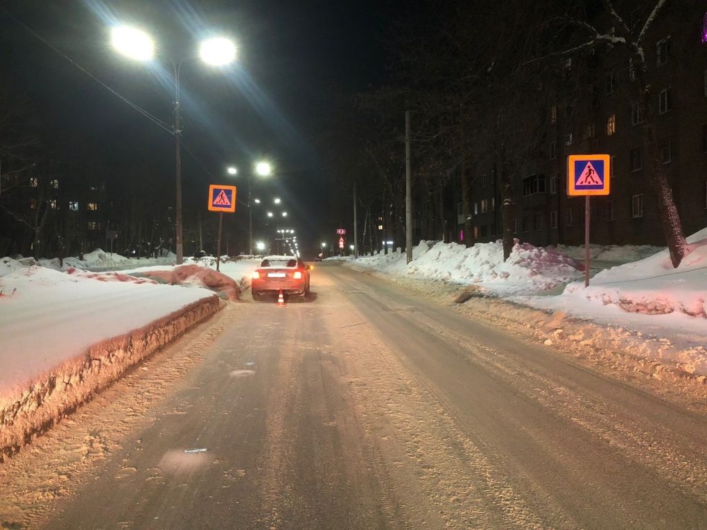 Место ДТП на улице Бардина Место ДТП на улице Бардина