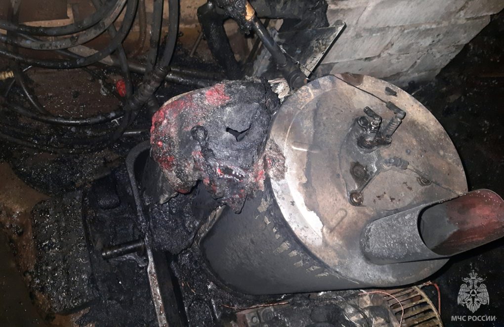 Последствия пожара в гараже на Старом шоссе Последствия пожара в гараже на Старом шоссе